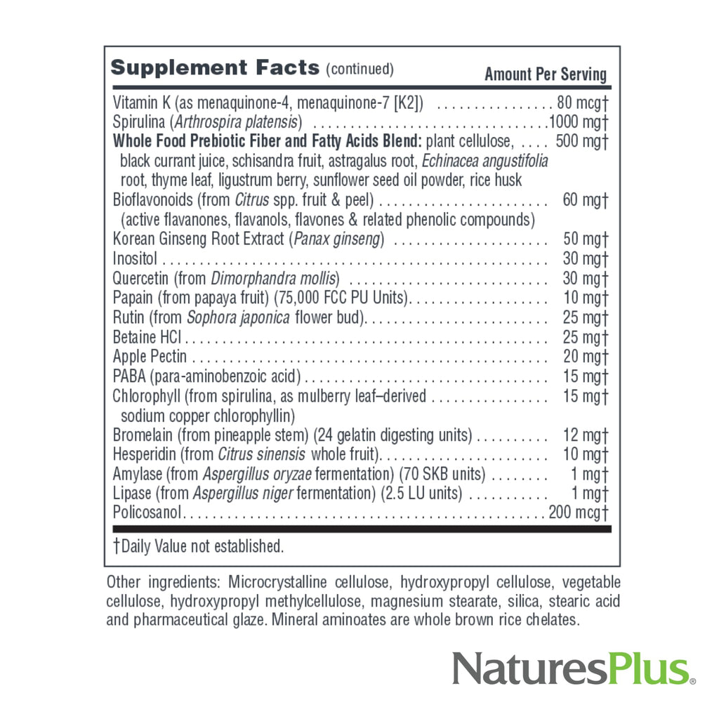 NaturesPlus Source of Life No Iron - 90 Tablets - Multivitamin & Mineral Supplement with Vitamin D3 - Supports Natural Energy & Well-Being - Gluten Free, Vegetarian - 30 Servings - TrustMedUSA
