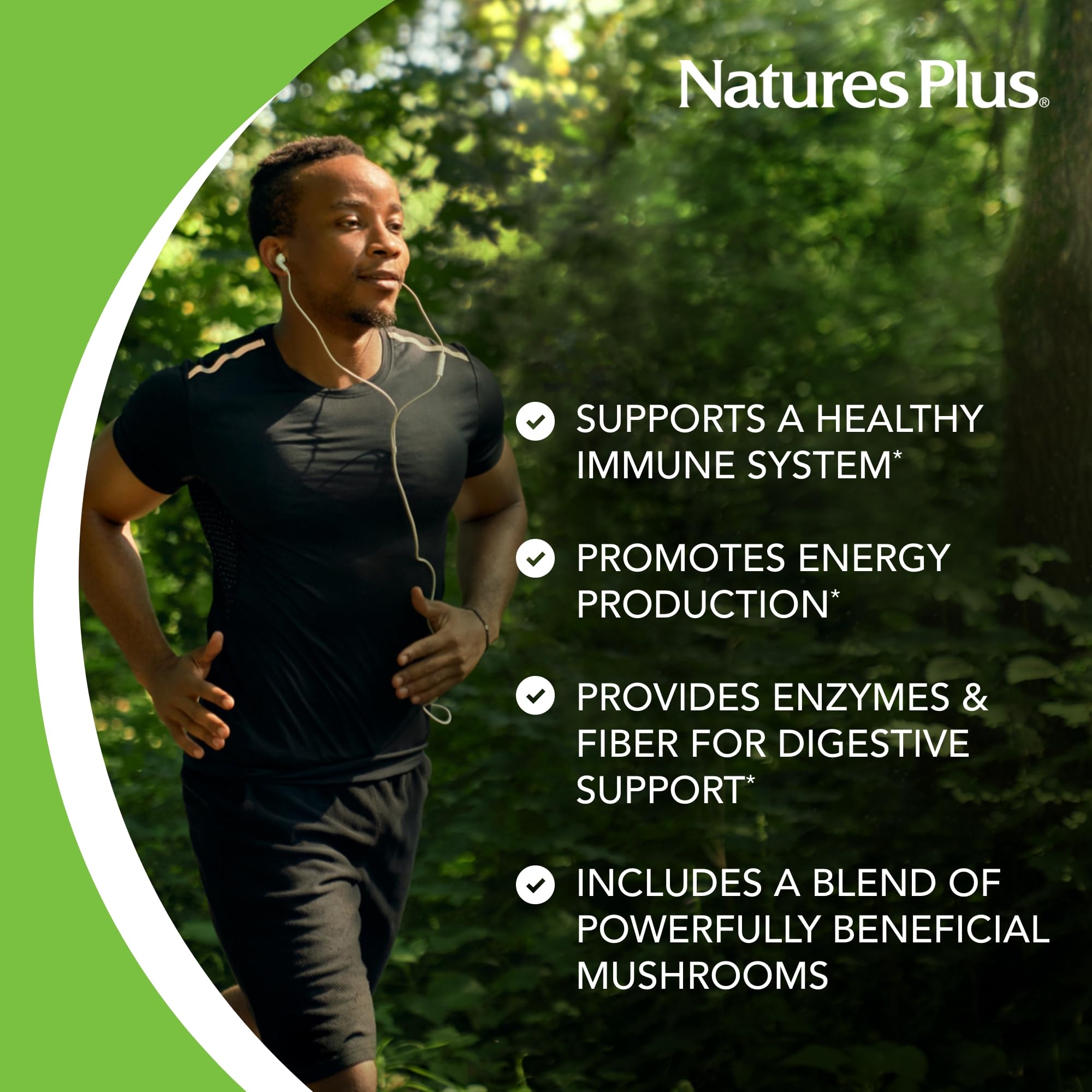 NaturesPlus SPIRU-TEIN GOLD, Vanilla - 1.03 lb - Plant-Based Protein Powder - Vitamins & Minerals for Energy - Vegetarian, Gluten Free - 13 Servings - TrustMedUSA