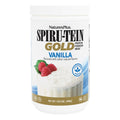 NaturesPlus SPIRU-TEIN GOLD, Vanilla - 1.03 lb - Plant-Based Protein Powder - Vitamins & Minerals for Energy - Vegetarian, Gluten Free - 13 Servings - TrustMedUSA