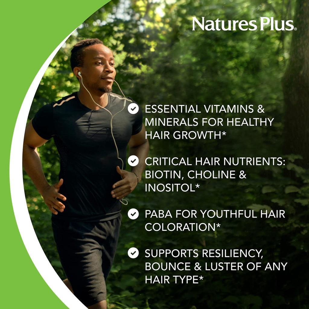 NaturesPlus Ultra Hair Thick Shake - 1 lb - French Vanilla Flavor - Hair Protein Powder for Healthy Growth - With Biotin & Amino Acids - Non-GMO, Gluten-Free - 16 Servings - TrustMedUSA