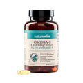 NatureWise Extra-Strength Omega 3 Fish Oil Supplement - 1000mg per Serving - 600 EPA & 400 DHA and Vitamin E - Support for Heart & Brain Health - TrustMedUSA