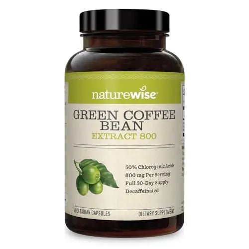 NatureWise Green Coffee Bean Extract - Pure Green Coffee Bean Capsules 800mg - TrustMedUSA