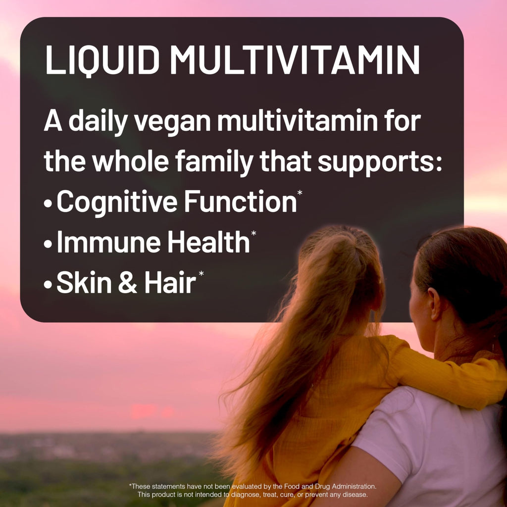 NatureWise Liquid Multivitamin for Women, Men of All Ages - Sugar Free, Vegan - Vitamins for Energy Levels, Beauty, Immune Health with Methylated B12 & Folate - Non-GMO - 30 fl oz(887 mL) - TrustMedUSA