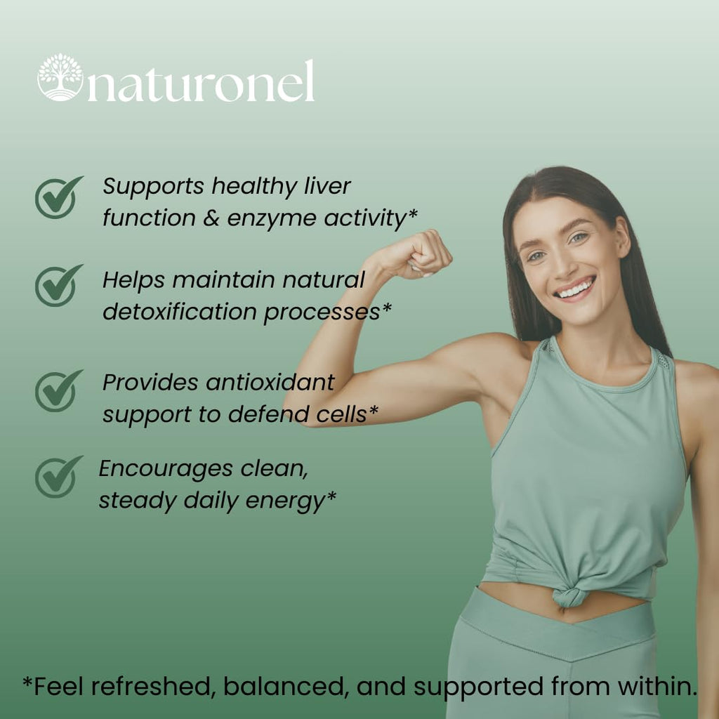 Naturonel Liver Protect – Liver Cleanse Detox & Repair | Liver Detox with Milk Thistle, Beetroot, Artichoke, Dandelion, Chicory, Yarrow, Jujube & Herbal Detox Blend | Made in USA, GMP Certified (1) - TrustMedUSA