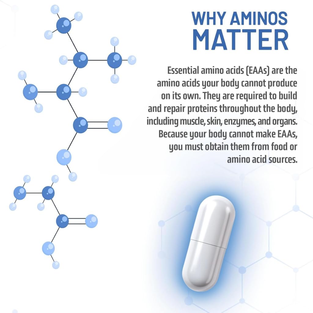 NAUTILUS Muscle Code Essential Amino Acid Capsules – Muscle Synthesis & Repair & Strength – Unflavored – 30 Servings – Clinically Studied - TrustMedUSA