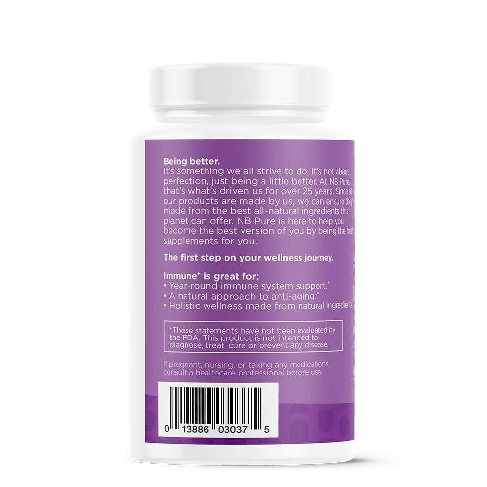 nbpure Immune+ Daily Immune System Supplement Boost, Immunity Supplement, 90 Count - TrustMedUSA