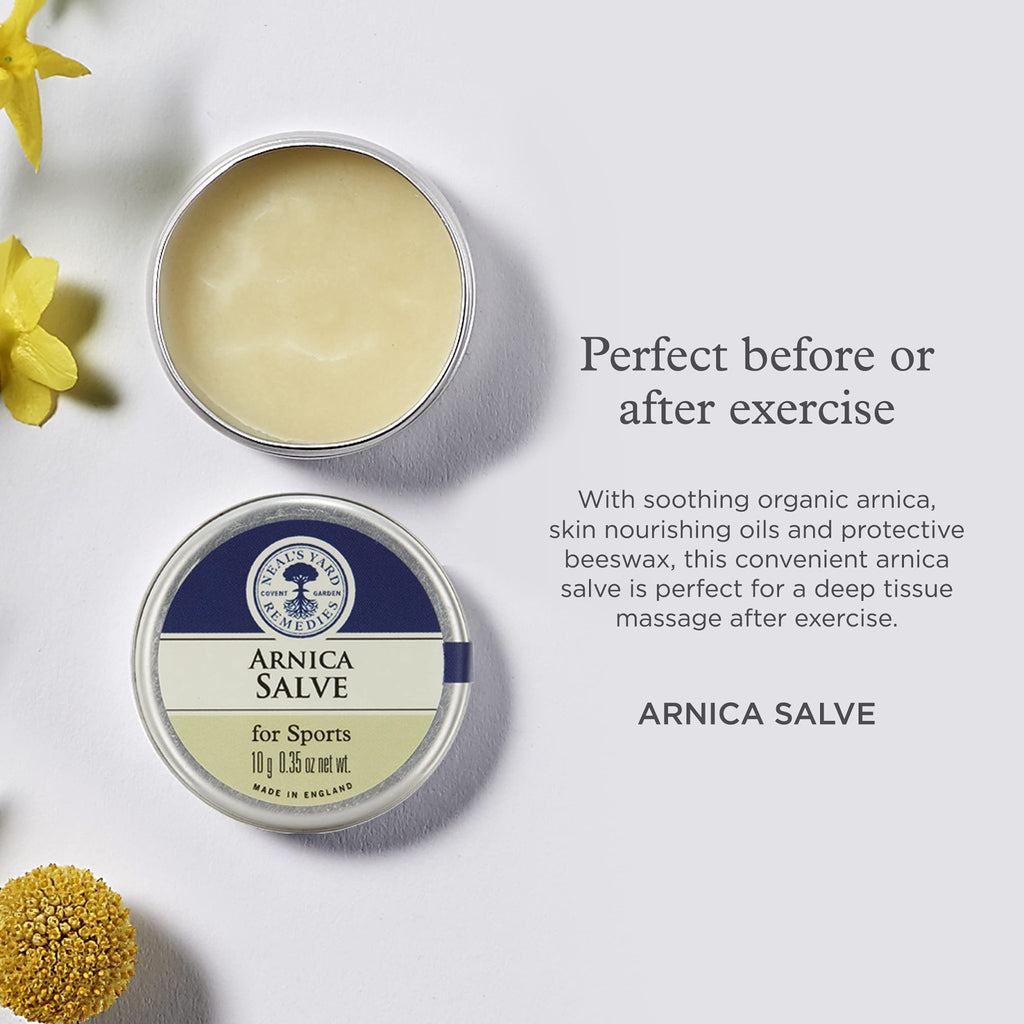Neal's Yard Arnica Salve with Nourishing Oils & Soothing Beeswax for Sore Muscles, Aches & Stiffness, Vegetarian Approved, Cruelty Free,1.59 oz - TrustMedUSA