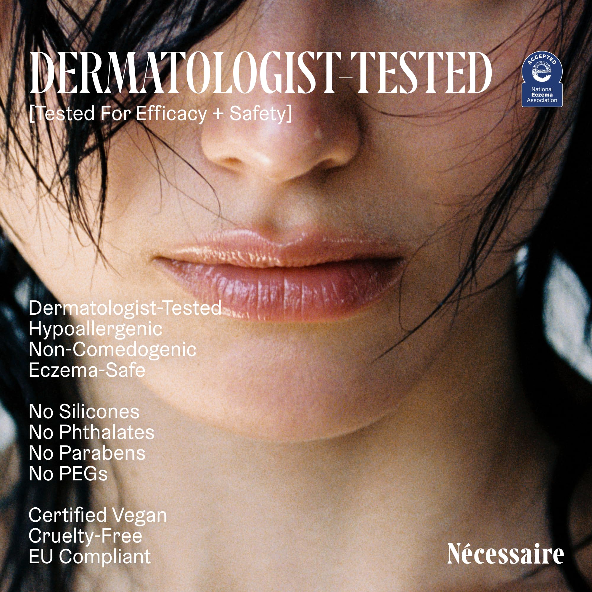 Nécessaire The Lip Balm | Hydrating Hyaluronic Acid Lip Balm for Women and Men, Mint Oil with Niacinamide + Essential Ceramides - TrustMedUSA
