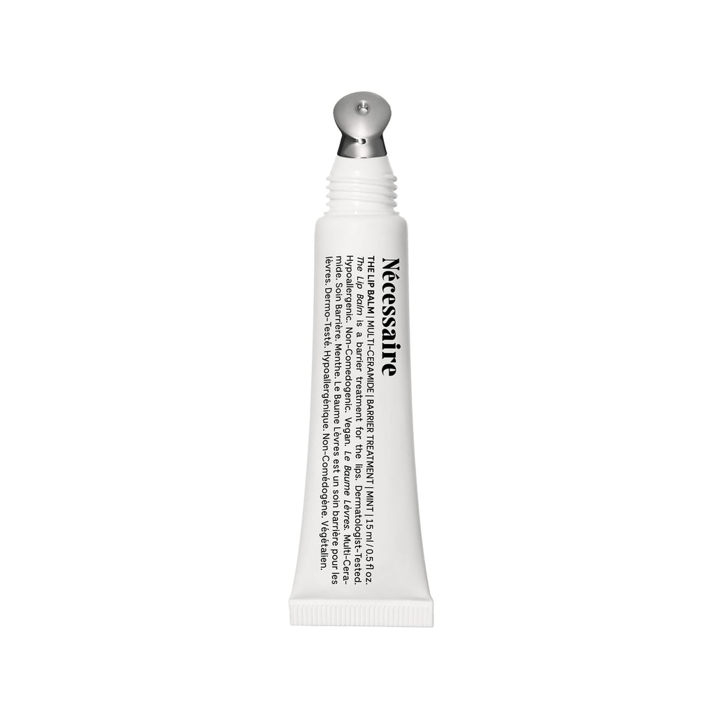 Nécessaire The Lip Balm | Hydrating Hyaluronic Acid Lip Balm for Women and Men, Mint Oil with Niacinamide + Essential Ceramides - TrustMedUSA