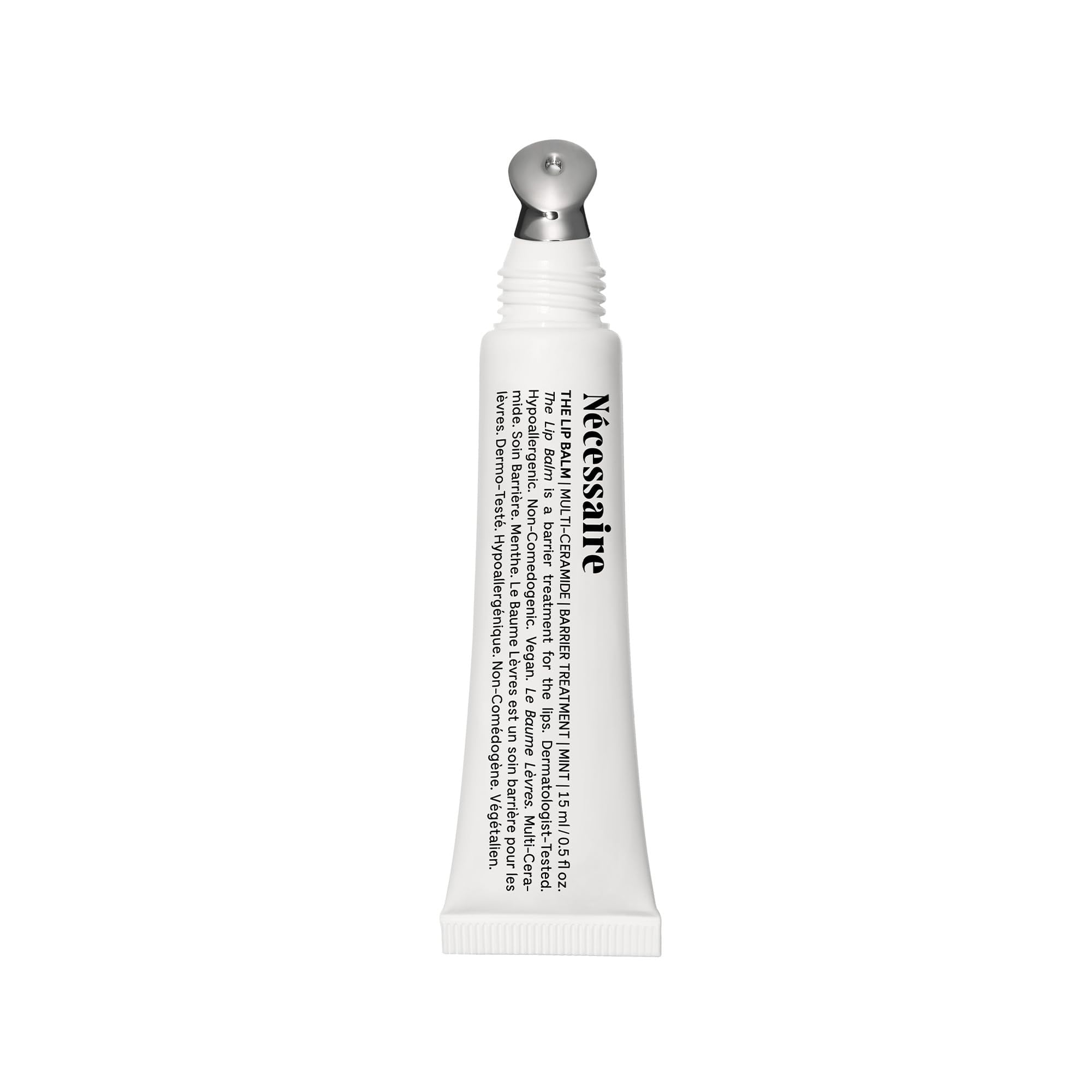 Nécessaire The Lip Balm | Hydrating Hyaluronic Acid Lip Balm for Women and Men, Mint Oil with Niacinamide + Essential Ceramides - TrustMedUSA