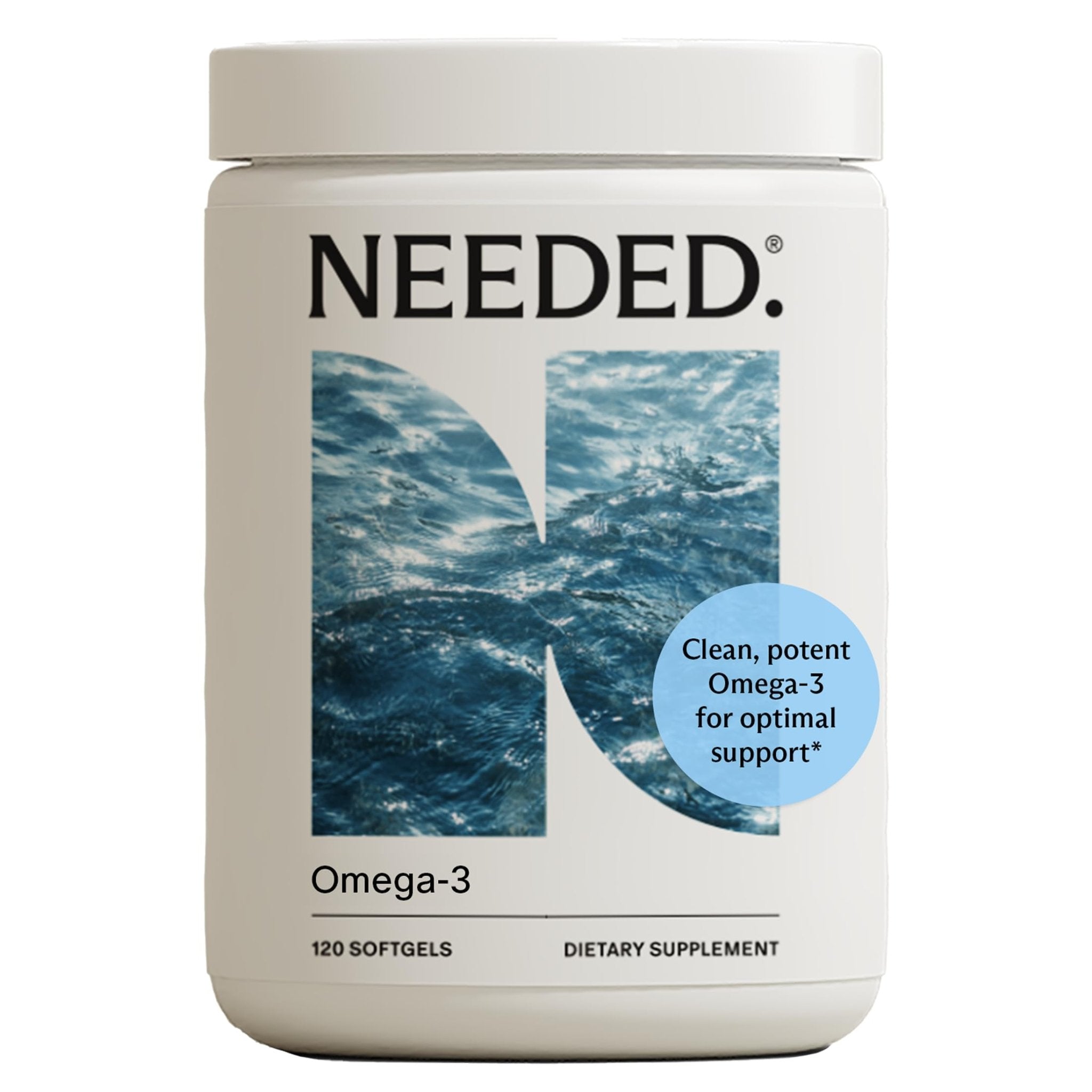 Needed. Prenatal Omega-3 - High Potency Dose of Sustainably Sourced Fish Oil, 1000mg DHA, 1000mg EPA, Encased in a Gelatin-Free, Plant-Based Softgel Shell - TrustMedUSA
