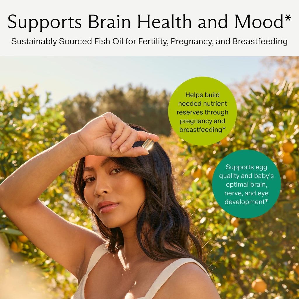 Needed. Prenatal Omega-3 - High Potency Dose of Sustainably Sourced Fish Oil, 1000mg DHA, 1000mg EPA, Encased in a Gelatin-Free, Plant-Based Softgel Shell - TrustMedUSA