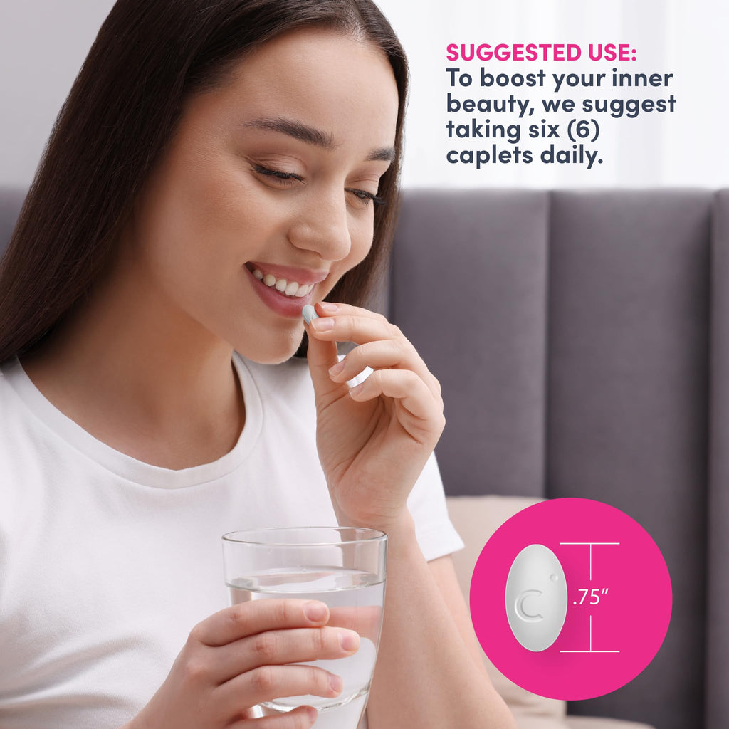 NeoCell Collagen Peptides Pills | 360 Caplets | with Vitamin C | Supplement for Women and Men - Maple Wellness Supplements
