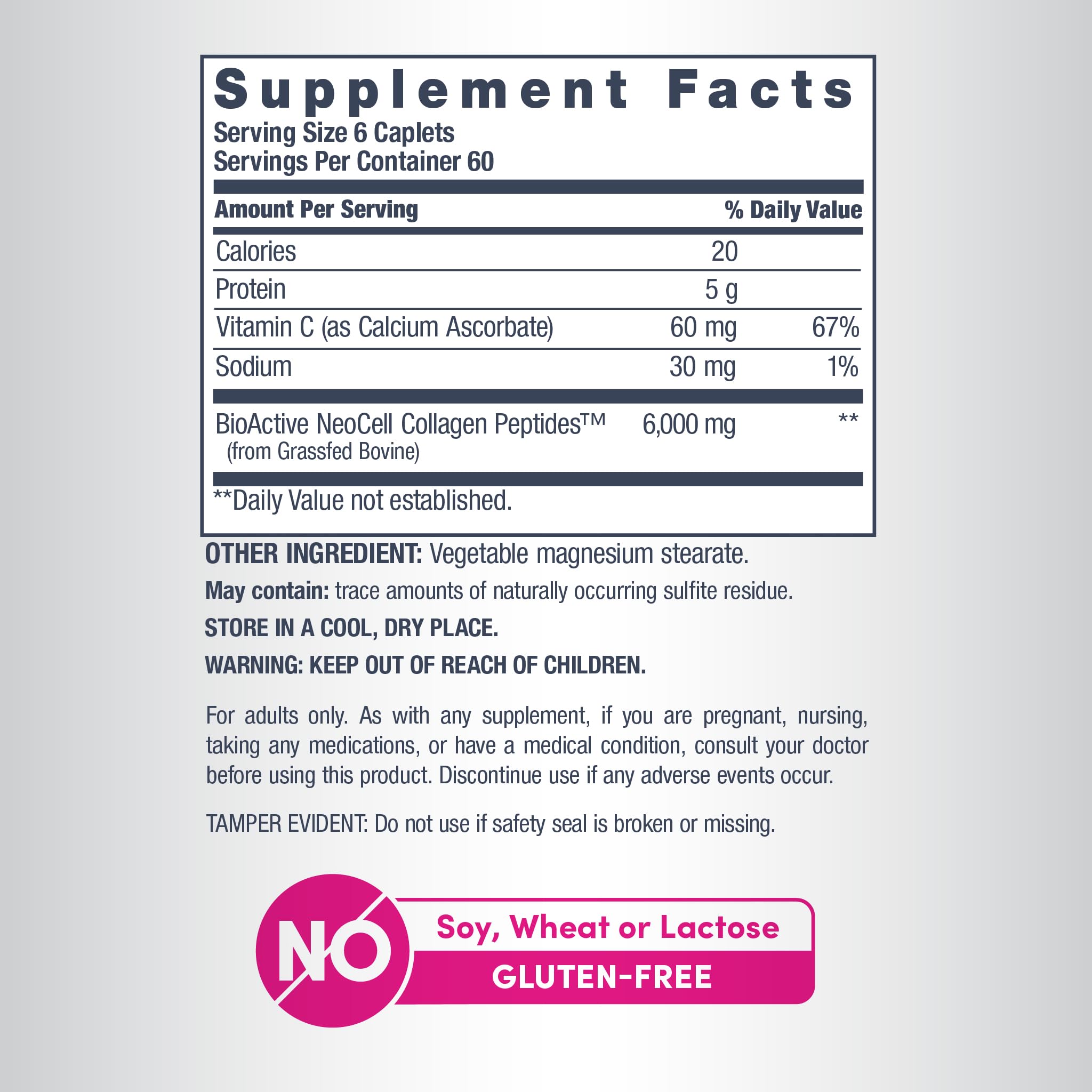 NeoCell Collagen Peptides Pills | 360 Caplets | with Vitamin C | Supplement for Women and Men - Maple Wellness Supplements