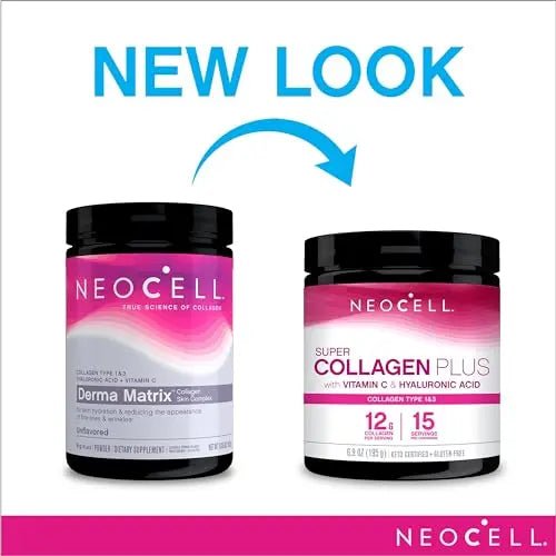 NeoCell Super Collagen Plus With Vitamin C and Hyaluronic Acid, For Skin Hydration - TrustMedUSA