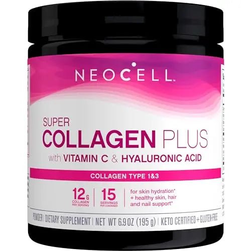 NeoCell Super Collagen Plus With Vitamin C and Hyaluronic Acid, For Skin Hydration - TrustMedUSA