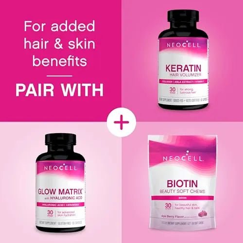 NeoCell Super Collagen Plus With Vitamin C and Hyaluronic Acid, For Skin Hydration - TrustMedUSA