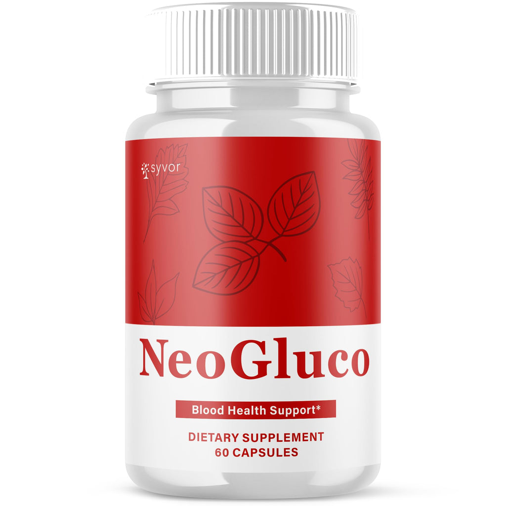 NeoGluco Capsules, Official NeoGluco Glycogen Support Pills with All Natural Ingredients, Advanced Formula Health Supplement with Maximum Strength Premium Vitamins for Women & Men (60 Capsules) - TrustMedUSA