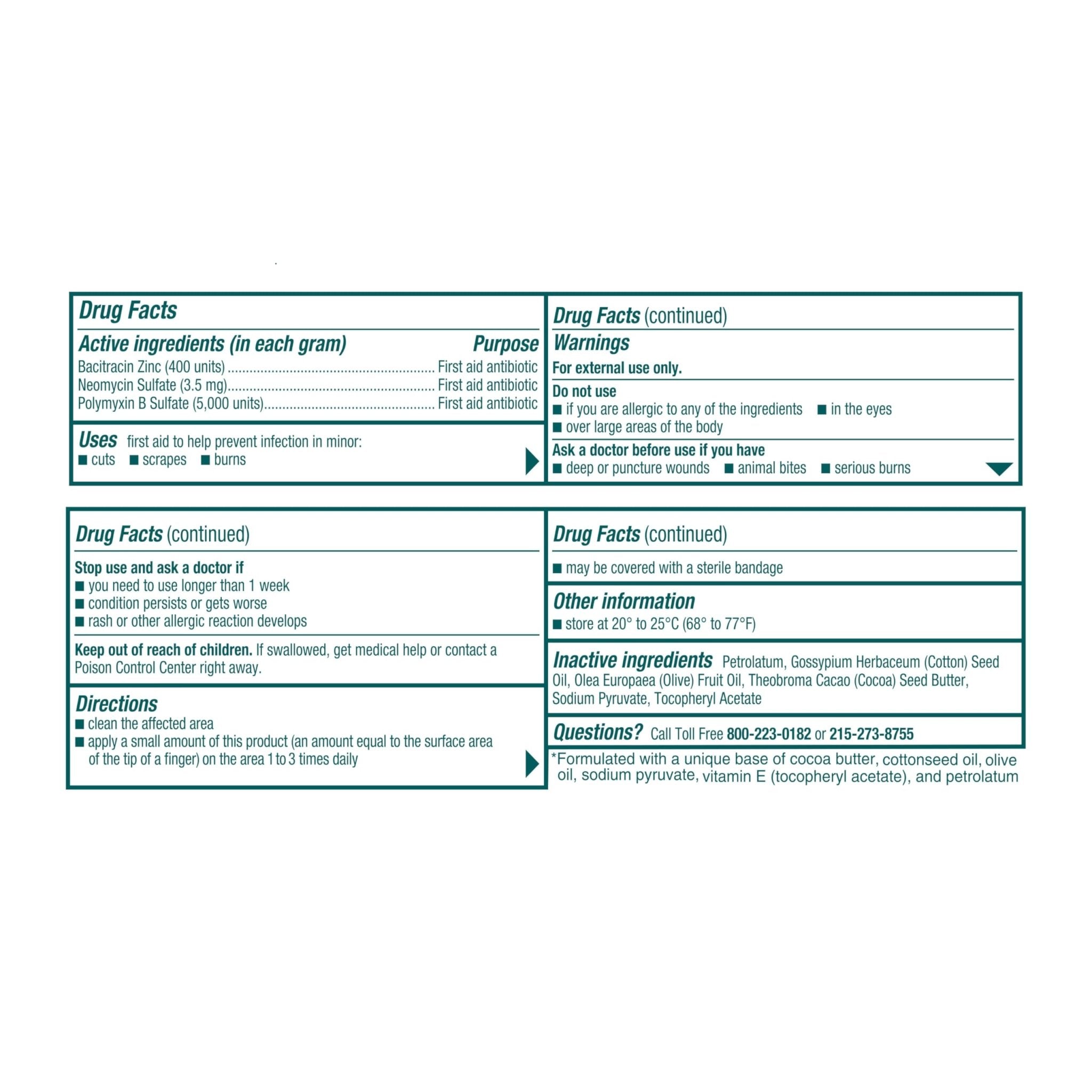 Neosporin Original First Aid Triple Antibiotic Ointment with Bacitracin Zinc for Infection Protection, Wound Care Treatment & Helps Minimize The Appearance of Scars for Minor Wounds, .5 oz - Maple Wellness Supplements