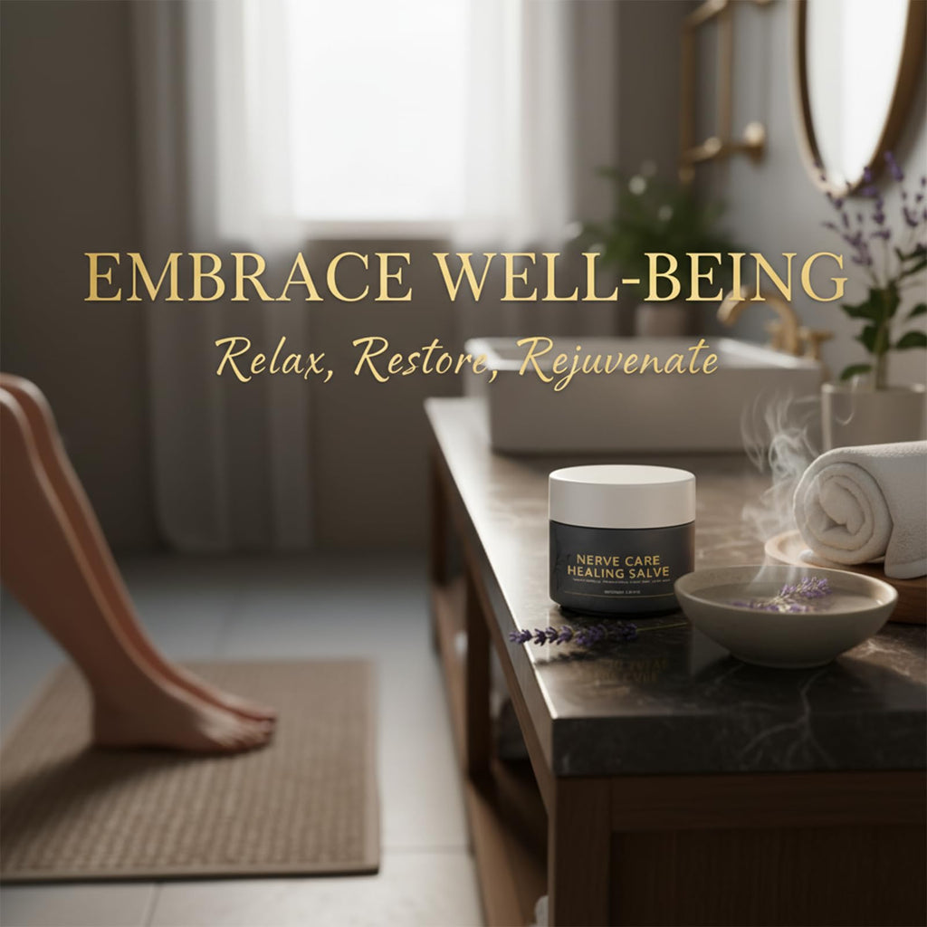 Nerve Care Healing Salve, Professional Neuro-Relief Cream - Use on Feet, Hands, Legs, and Joints to Calm Uncomfortable Sensations, 3.53 oz - TrustMedUSA