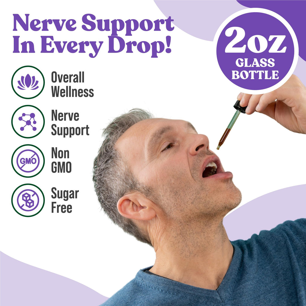 Nervestra - Nerve Health, with Alpha Lipoic Acid, to Bolster Nerve Health and Support Healthy Nerve Function - Alpha Lipoic Acid, Vitamin B6, White Willow Bark Turmeric Passionflower & More! - TrustMedUSA