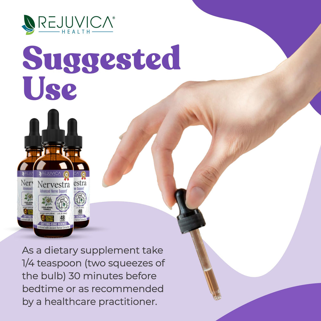 Nervestra - Nerve Health, with Alpha Lipoic Acid, to Bolster Nerve Health and Support Healthy Nerve Function - Alpha Lipoic Acid, Vitamin B6, White Willow Bark Turmeric Passionflower & More! - TrustMedUSA