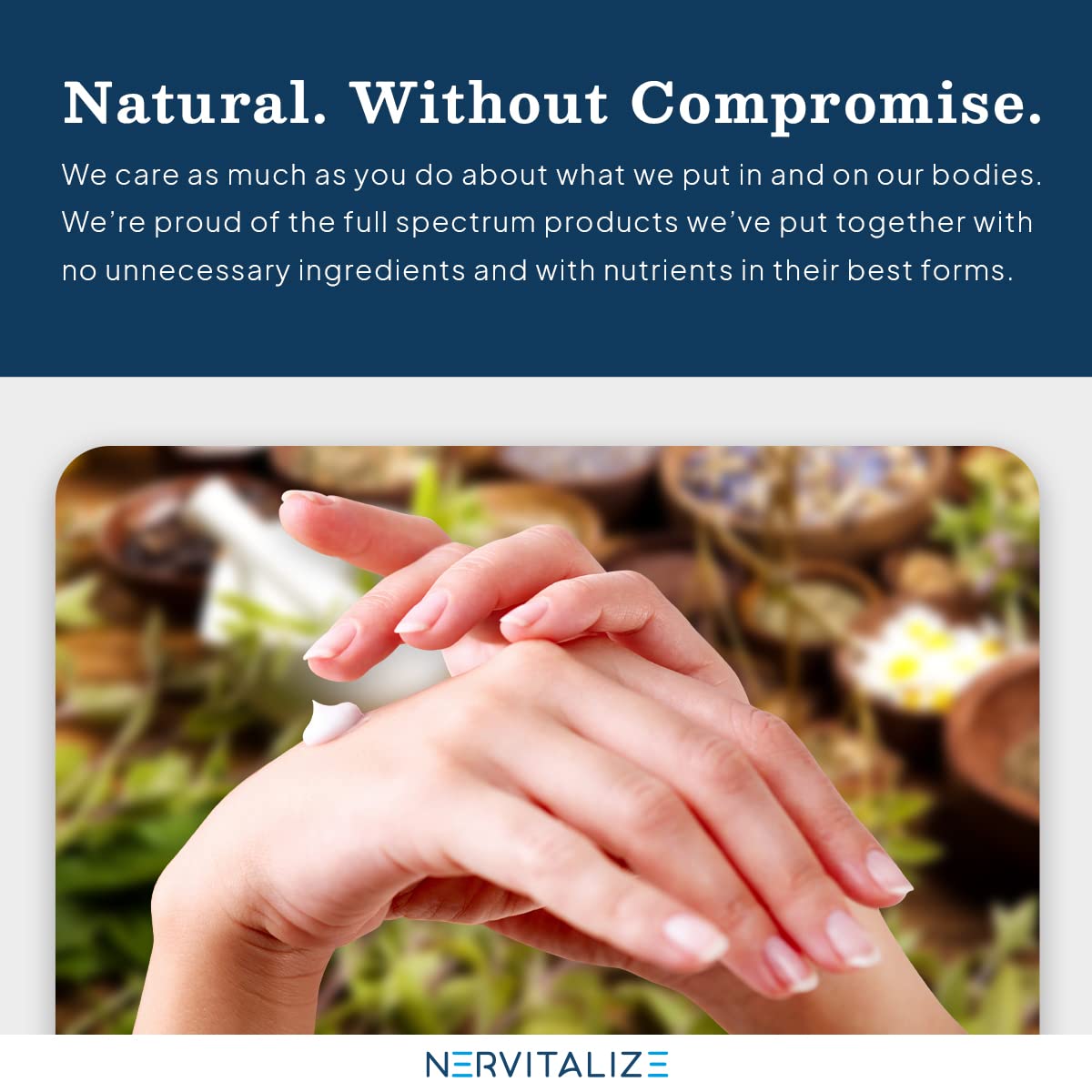 Nervitalize Fast Acting Nerve Pain Relief Cream Maximum Strength Formula - 3 fl oz - Helps Provide Neuro Pain Relief and Deep Nerve Nourishment to Support Normal Nerve Function - Made in The USA - TrustMedUSA