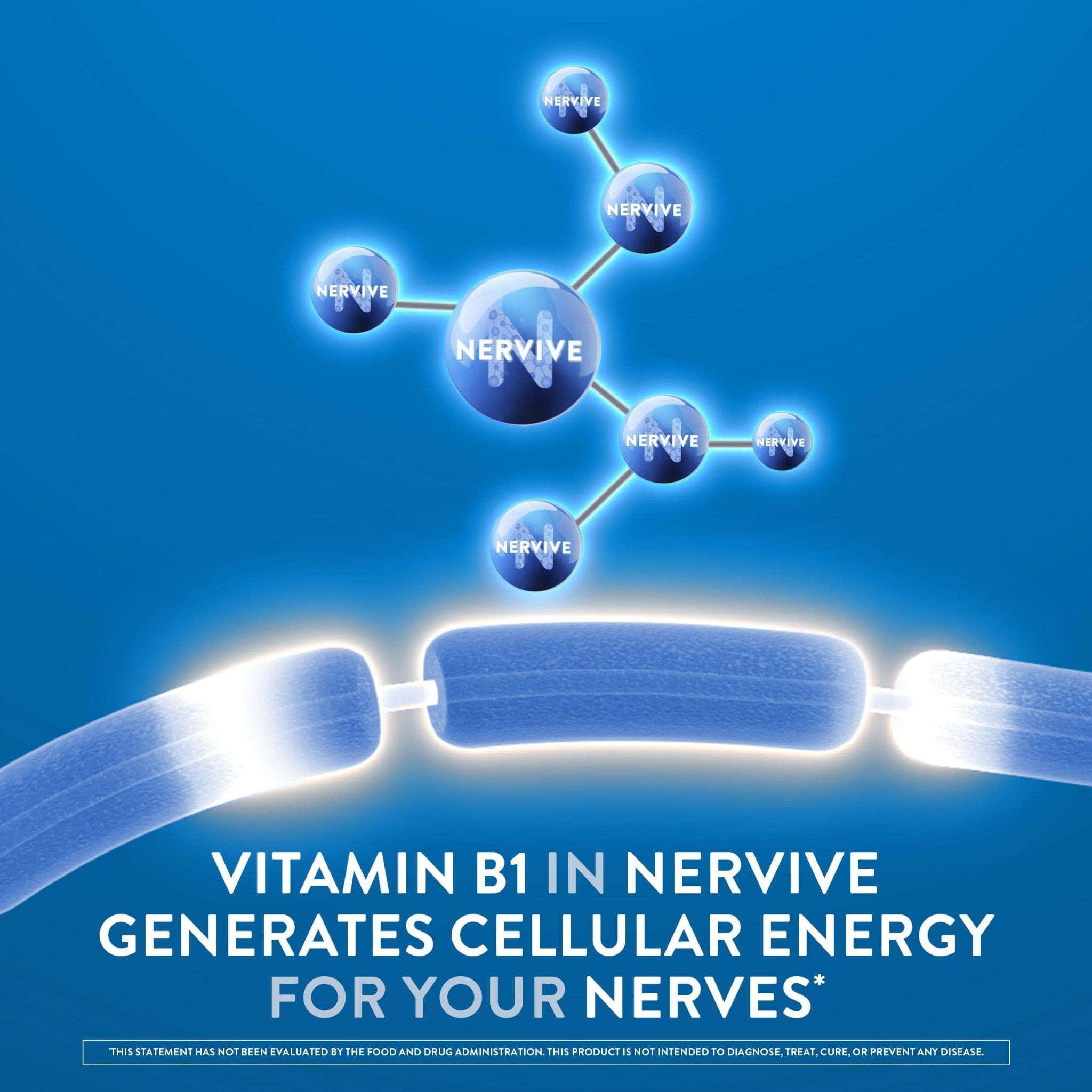 Nervive Nerve Health, Alpha Lipoic Acid, Fortify Nerve Health, Healthy Nerve Function, Healthy Blood Circulation, Supplement, Tablet, 60 Tablets - TrustMedUSA