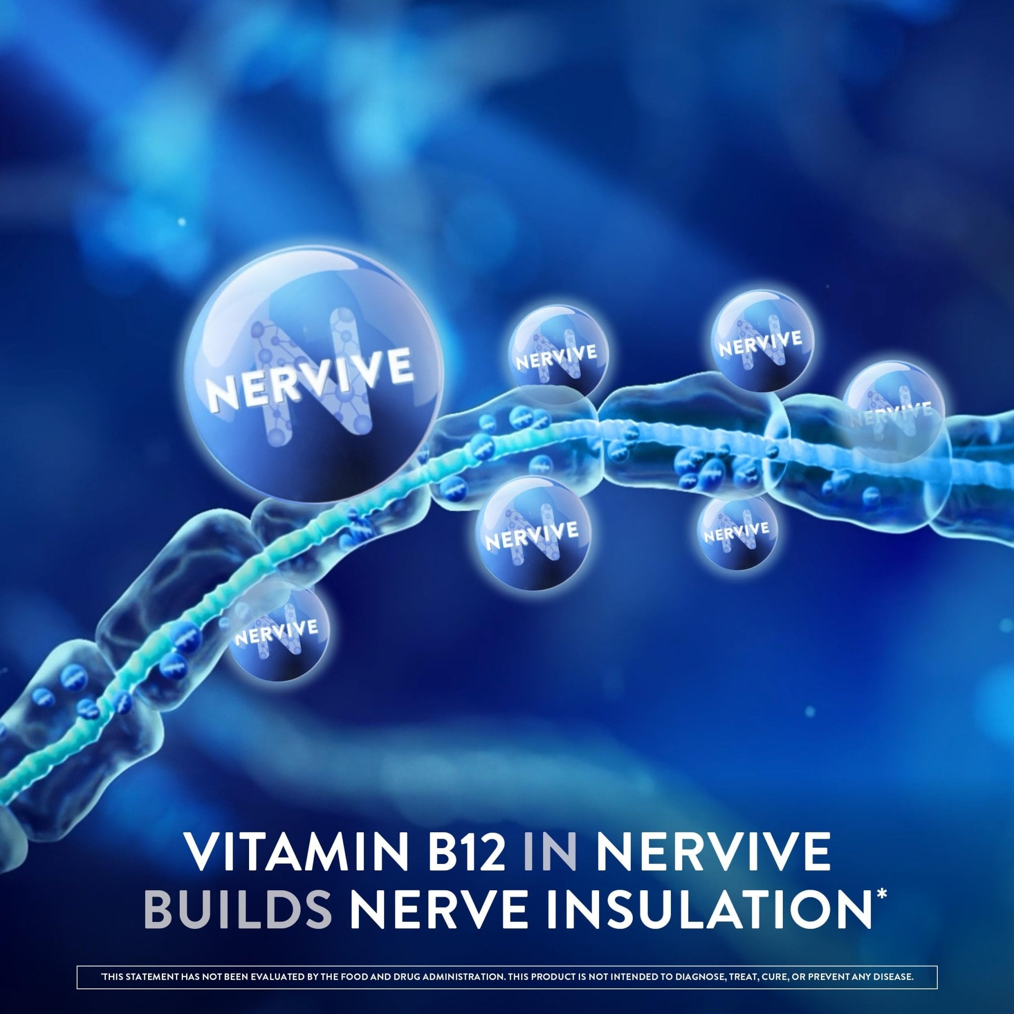 Nervive Nerve Health, Alpha Lipoic Acid, Fortify Nerve Health, Healthy Nerve Function, Healthy Blood Circulation, Supplement, Tablet, 60 Tablets - TrustMedUSA