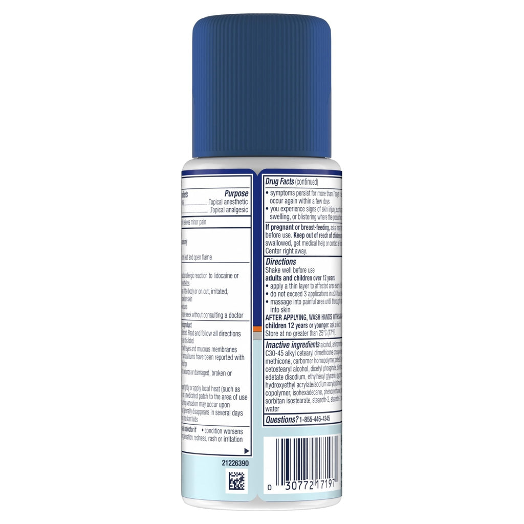 Nervive Pain Relieving Roll On, Lidocaine Roll On, Nervive Pain Relief, Lidocaine Topical, Foot Pain, Leg Pain, Hand Pain, Max Strength Formula, 4.6oz - TrustMedUSA
