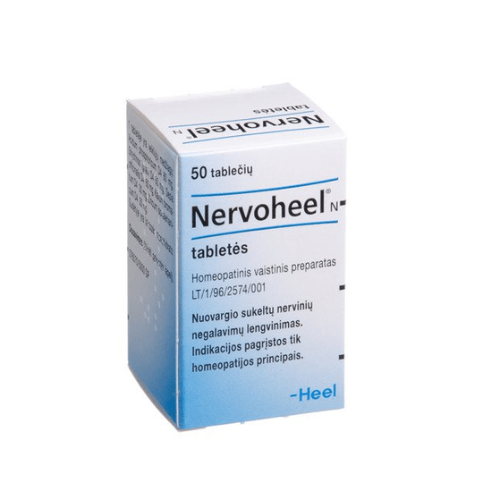 Nervoheel N Homeopathic Tablets, N50, nervous disorders, fatigue - TrustMedUSA