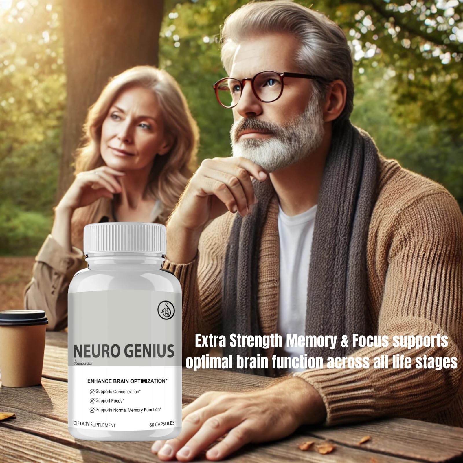Neuro Genius Advanced Cognitive Support Supplement to uplock Brain Potential - TrustMedUSA