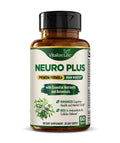Neuro Plus Brain Supplement - Nootropic for Memory, Focus & Clarity - Neuro Brain and Focus Supplement with Bacopa Monnieri & DHA - Cognitive Support Formula - 60 Capsules - TrustMedUSA