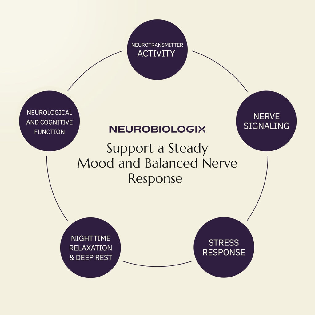 Neurobiologix Neuro Calm & Rebalance, L Theanine, Magnesium, Zinc & Kava Kava Complex for Calm Mood Balance and Stress Support, GABA Activity Support Supplement, Gluten Free, Vegetarian, 90 Capsules - TrustMedUSA