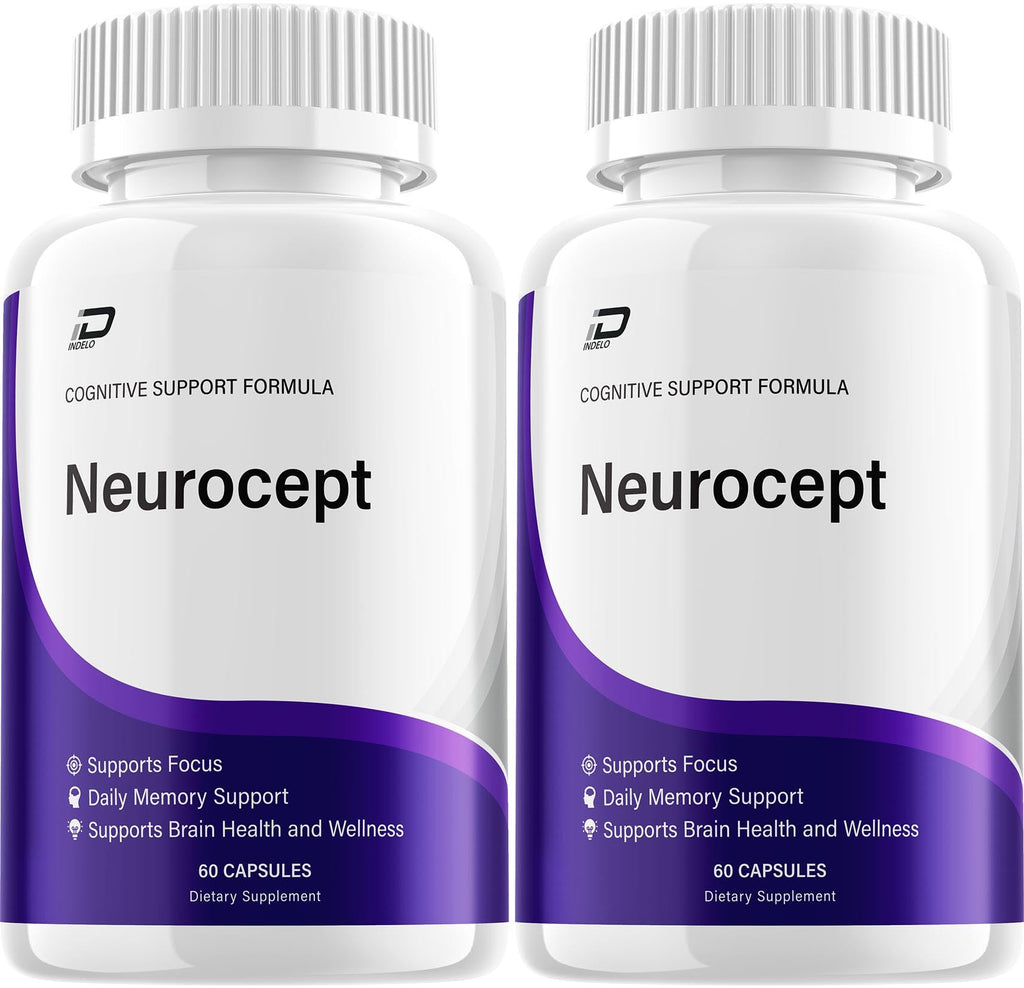 Neurocept Supplement Capsules – All Natural Maximum Strength Formula, Focus & Memory Support (2 Pack – 120 Capsules) - TrustMedUSA
