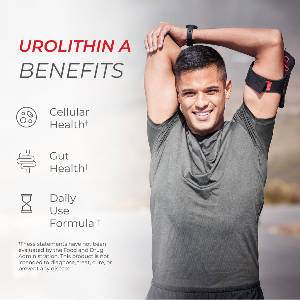Neurogan Urolithin A PRO Capsules - 1000mg, 120 Ct - Advanced Cellular Health, Post Biotic Supplements - Ultra Micronized Urolithin A Supplement, Sourced from Pomegranate Extract - TrustMedUSA