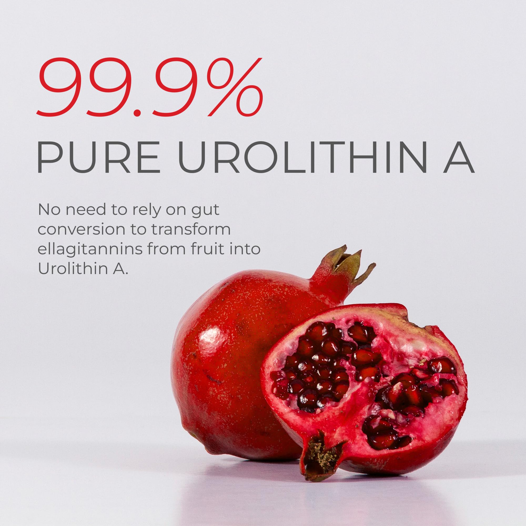 Neurogan Urolithin A PRO Capsules - 1000mg, 120 Ct - Advanced Cellular Health, Post Biotic Supplements - Ultra Micronized Urolithin A Supplement, Sourced from Pomegranate Extract - TrustMedUSA
