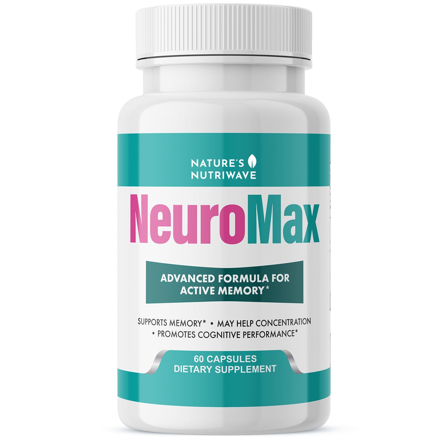 NeuroMax – Natural Herbal Blend with Passion Flower, Marshmallow Root & California Poppy – Non-GMO, Easy-to-Take Capsules, Made in USA, GMP Certified Facility - 60 Capsules, 1 Month Supply - TrustMedUSA