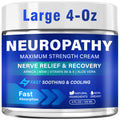 Neuropathy Nerve Relief Cream, Large 4 Oz, Nerve Savior for Neuropathy-Maximum Strength for Feet, Hands, Legs ＆ Toes, Neuropathy Cream with Arnica, Vitamin B6, Aloe Vera ＆ MSM, 120 ml - TrustMedUSA