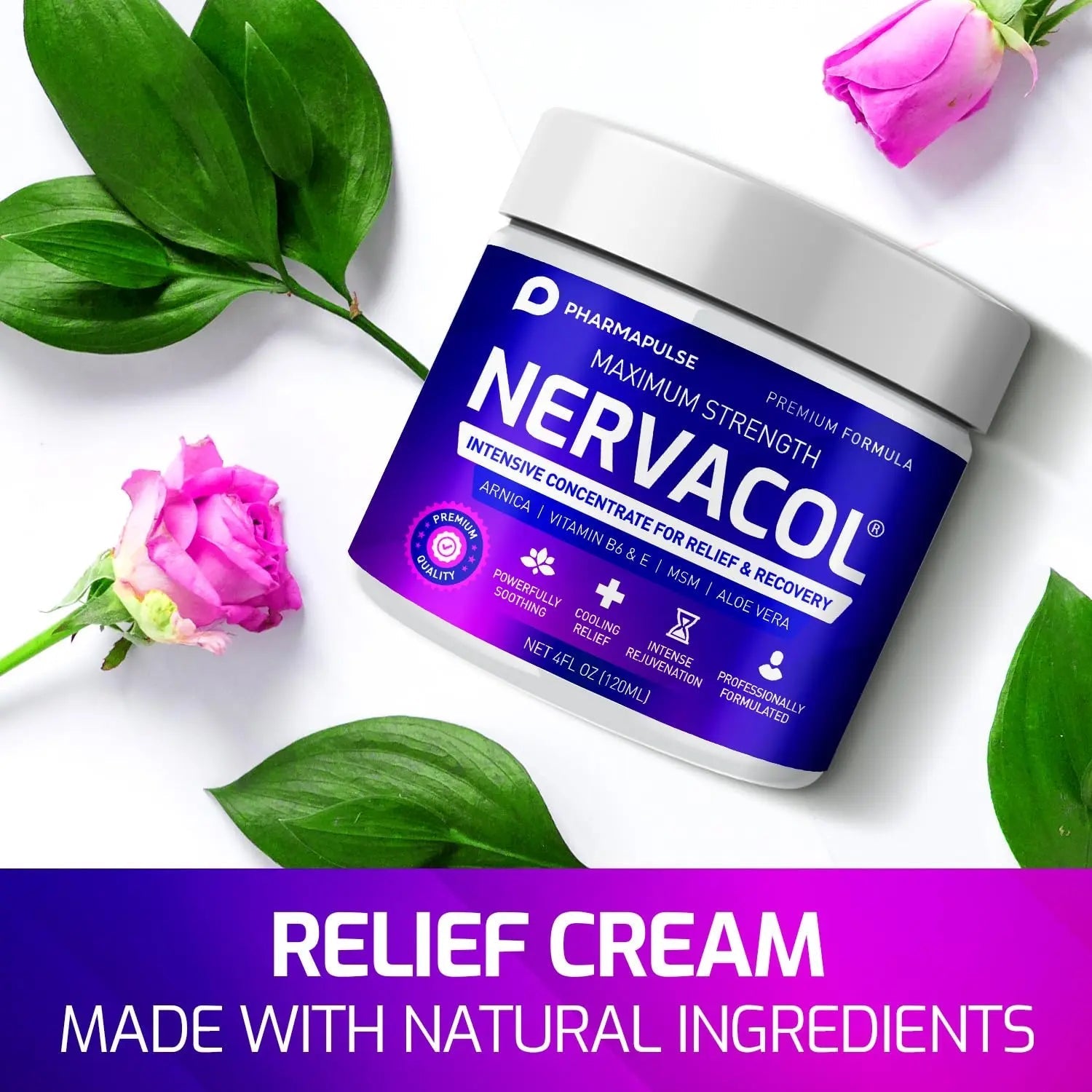 Neuropathy Nerve Therapy & Relief Cream - Maximum Strength Relief Cream for Foot - TrustMedUSA