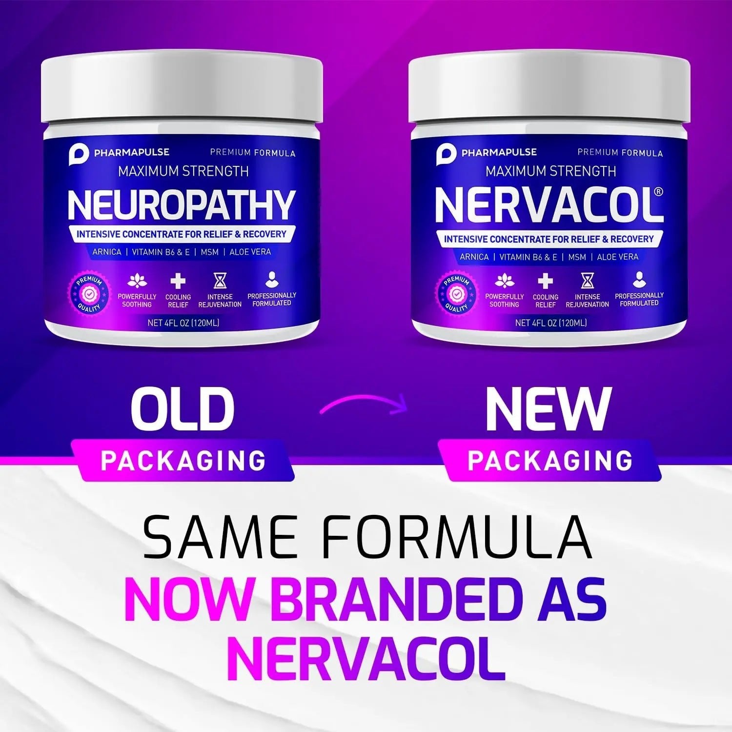 Neuropathy Nerve Therapy & Relief Cream - Maximum Strength Relief Cream for Foot - TrustMedUSA