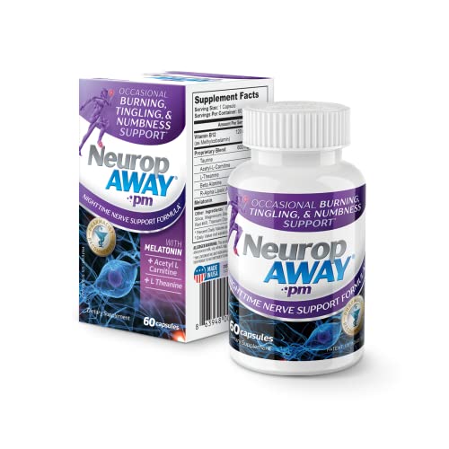 NeuropAWAY Nerve Support PM | 60 Capsules - TrustMedUSA