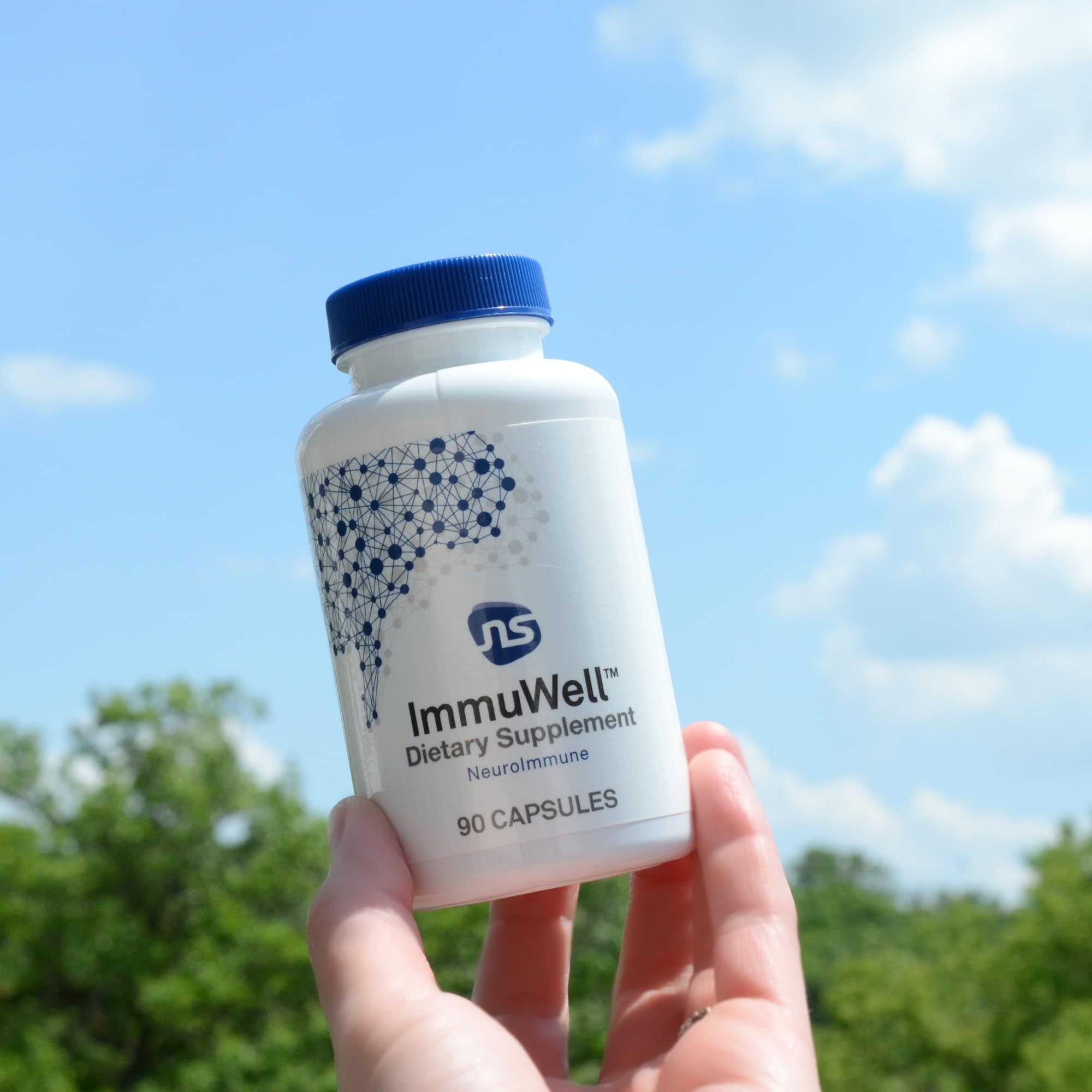 Neuroscience ImmuWell - Immune Support & Brain Supplement for Memory and Focus with Vitamin C and Zinc, Vitamin D & Elderberry - Promotes Immunity, Mood, Energy, and Cognitive Function (90 ct) - TrustMedUSA