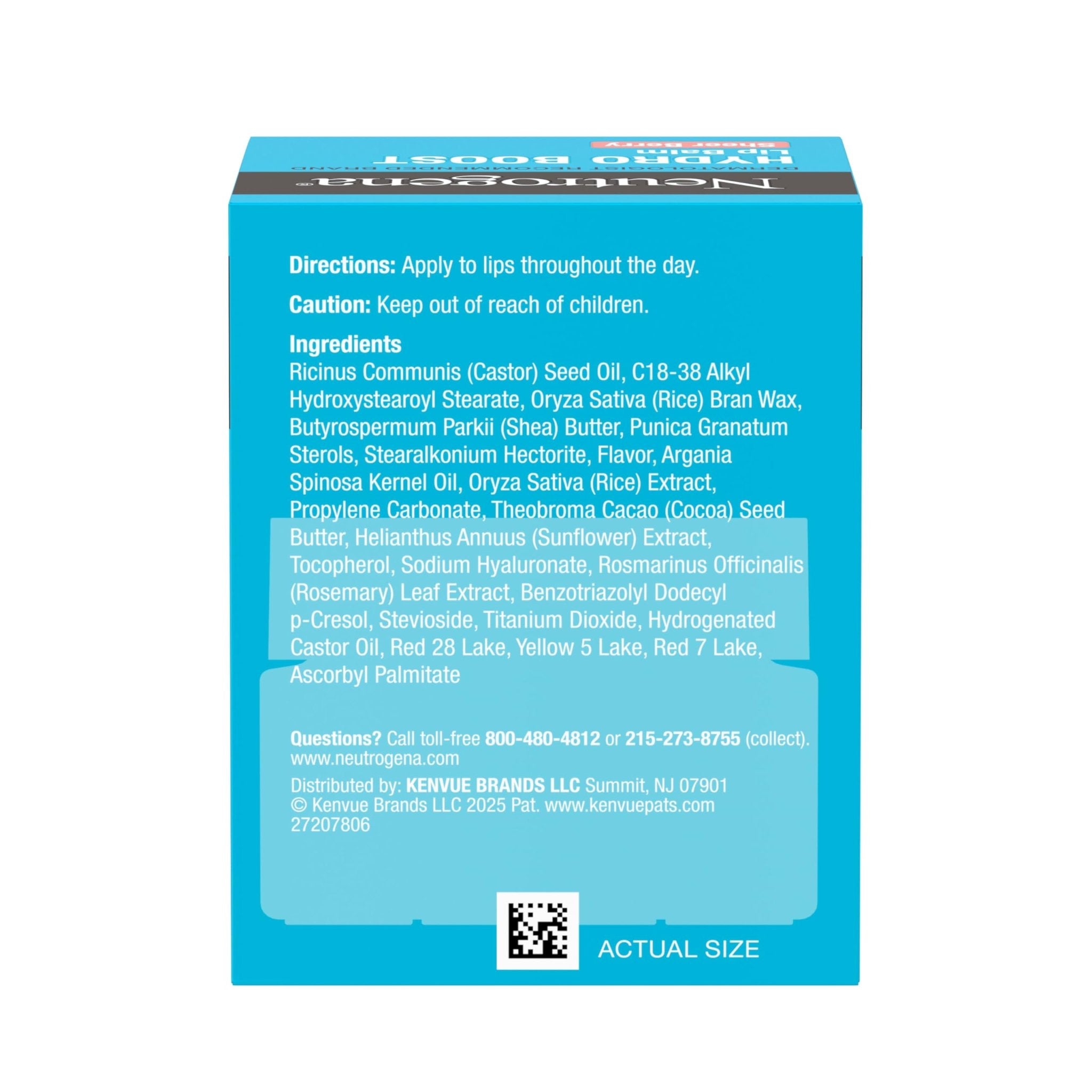 Neutrogena Hydro Boost Hyaluronic Acid Lip Balm, Nourishing Vitamin E Leaves Lips Feeling Hydrated, Sheer Pink Tinted Color with a Sweet Berry Flavor, Sheer Berry, 0.5 oz - TrustMedUSA
