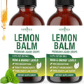 NEW AGE Lemon Balm Tincture - Mood Support Supplement - Lemon Balm Leaf Extract Drops - Vegan, Sugar & Alcohol-Free Calming Supplement - 4 fl oz - Maple Wellness Supplements