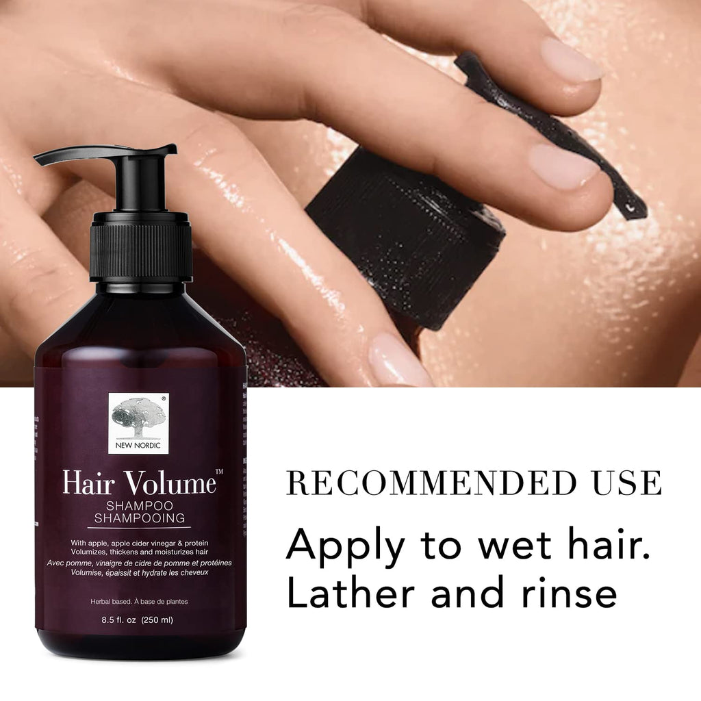 New Nordic Hair Volume Shampoo 250ml - Herbal Volumising Shampoo For Dry Damaged Hair - Suitable for Men and Women - TrustMedUSA