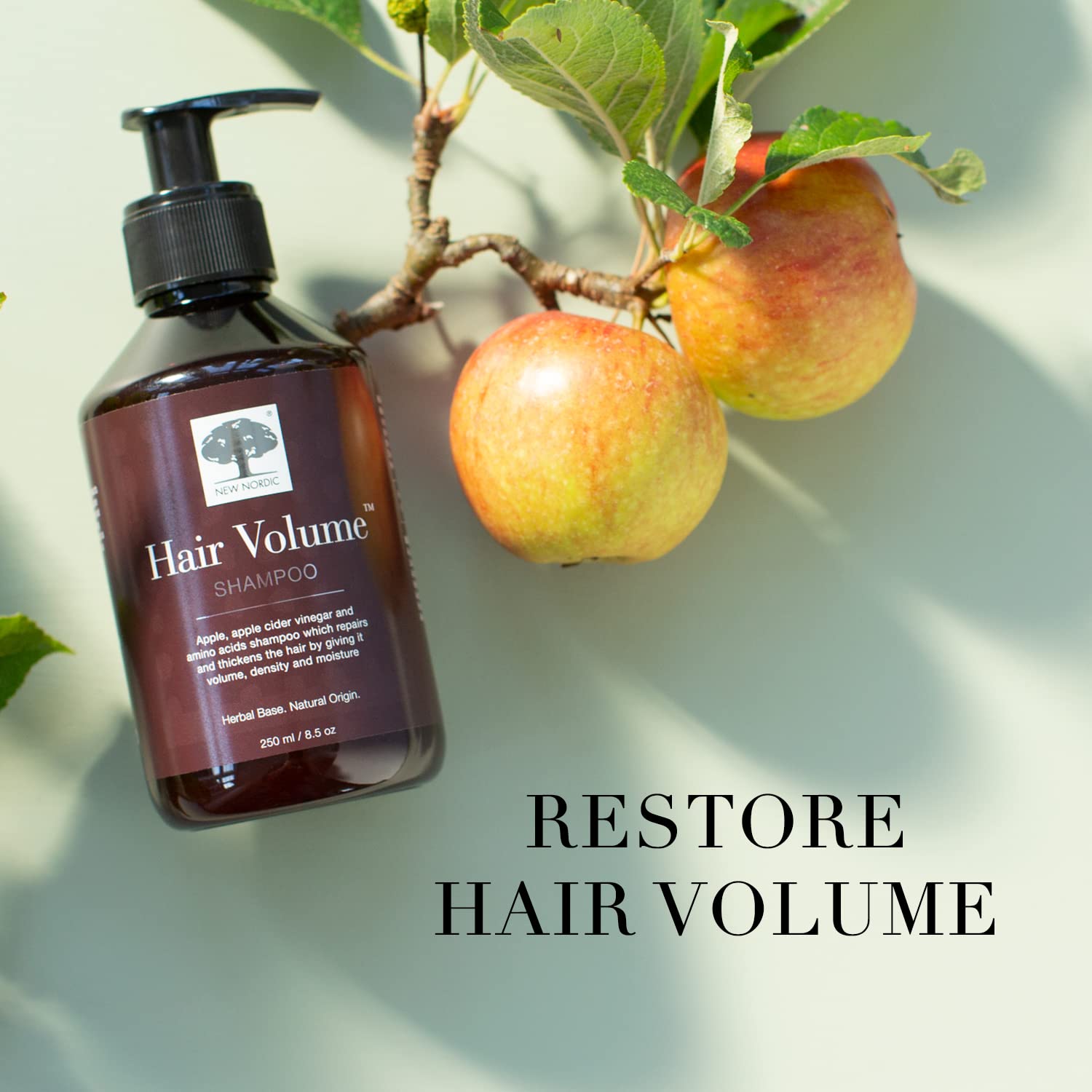 New Nordic Hair Volume Shampoo 250ml - Herbal Volumising Shampoo For Dry Damaged Hair - Suitable for Men and Women - TrustMedUSA