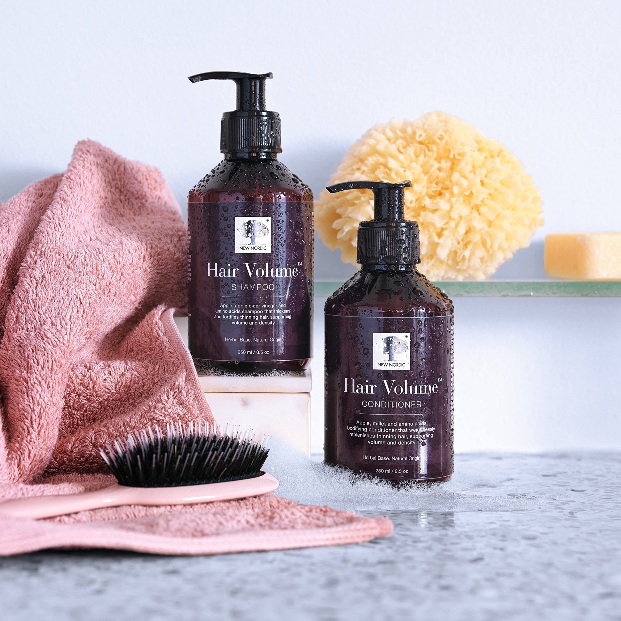 New Nordic Hair Volume Shampoo 250ml - Herbal Volumising Shampoo For Dry Damaged Hair - Suitable for Men and Women - TrustMedUSA