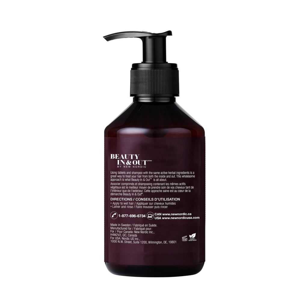 New Nordic Hair Volume Shampoo 250ml - Herbal Volumising Shampoo For Dry Damaged Hair - Suitable for Men and Women - TrustMedUSA