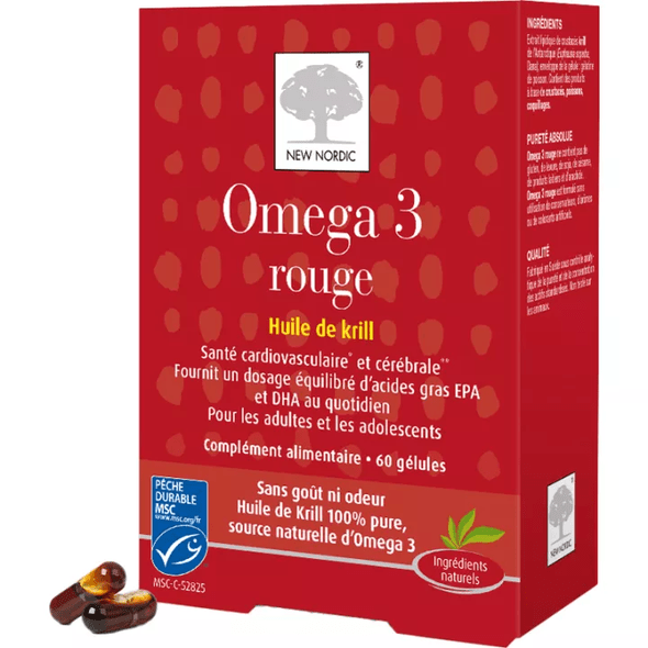New Nordic Omega 3 Red Krill 60 capsules - TrustMedUSA